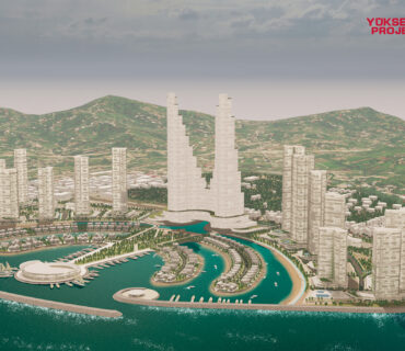 At what stage is the construction of the artificial island – “Ambassadori Batumi Island”?